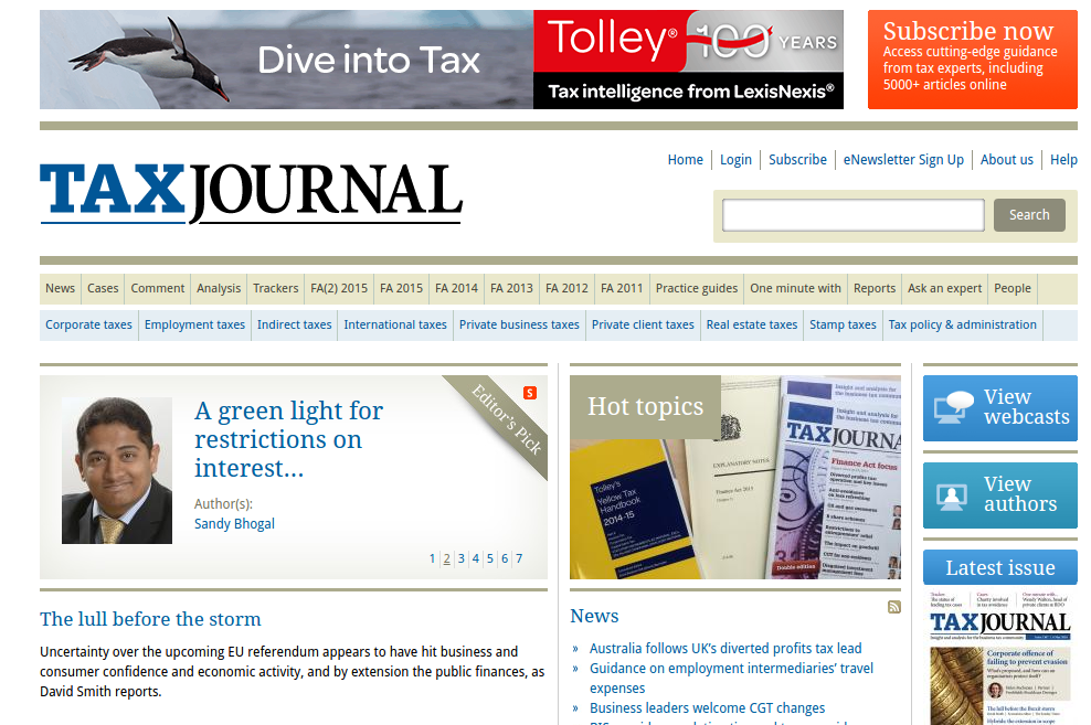 Tax Journal